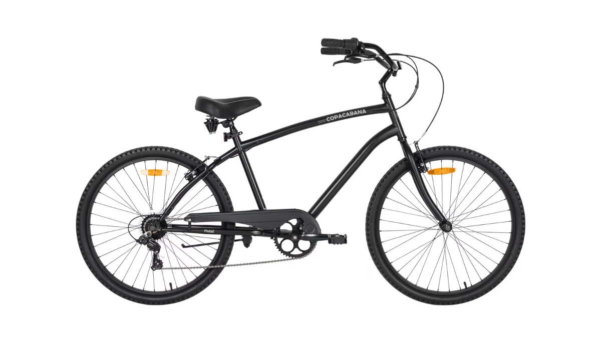 Pedal Copacabana 7 Speed Cruiser Bike Black